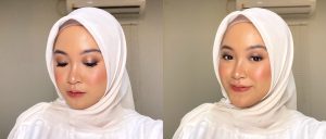Makeup wedding dengan sentuhan flawless dan timeless look pada wajah pengantin